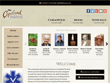 Tablet Screenshot of copelandfuneralhomes.com